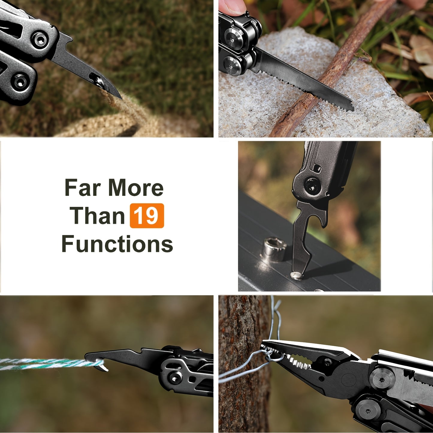 Compact 19 in 1 Multi Tool Pliers