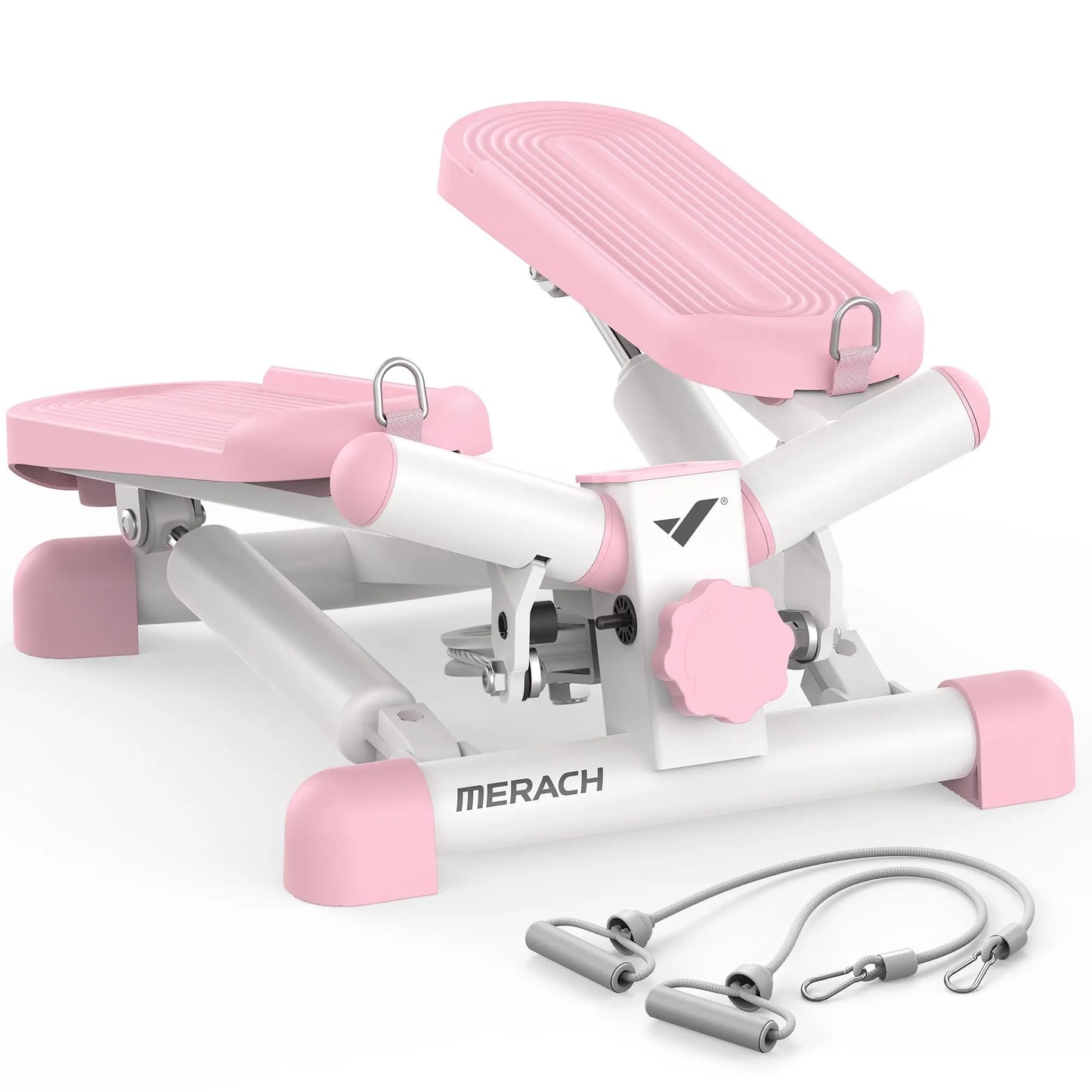 Mini Stepper Exercise Machine with Resistance Bands