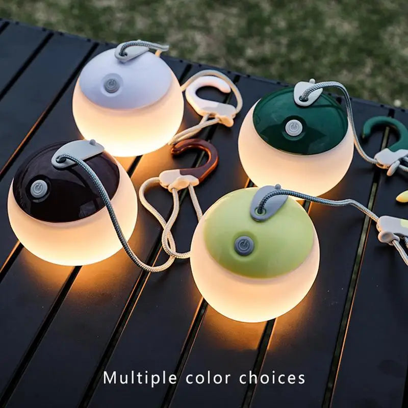 Rechargeable Soft Light Camping Lantern 4 Modes Adjustable