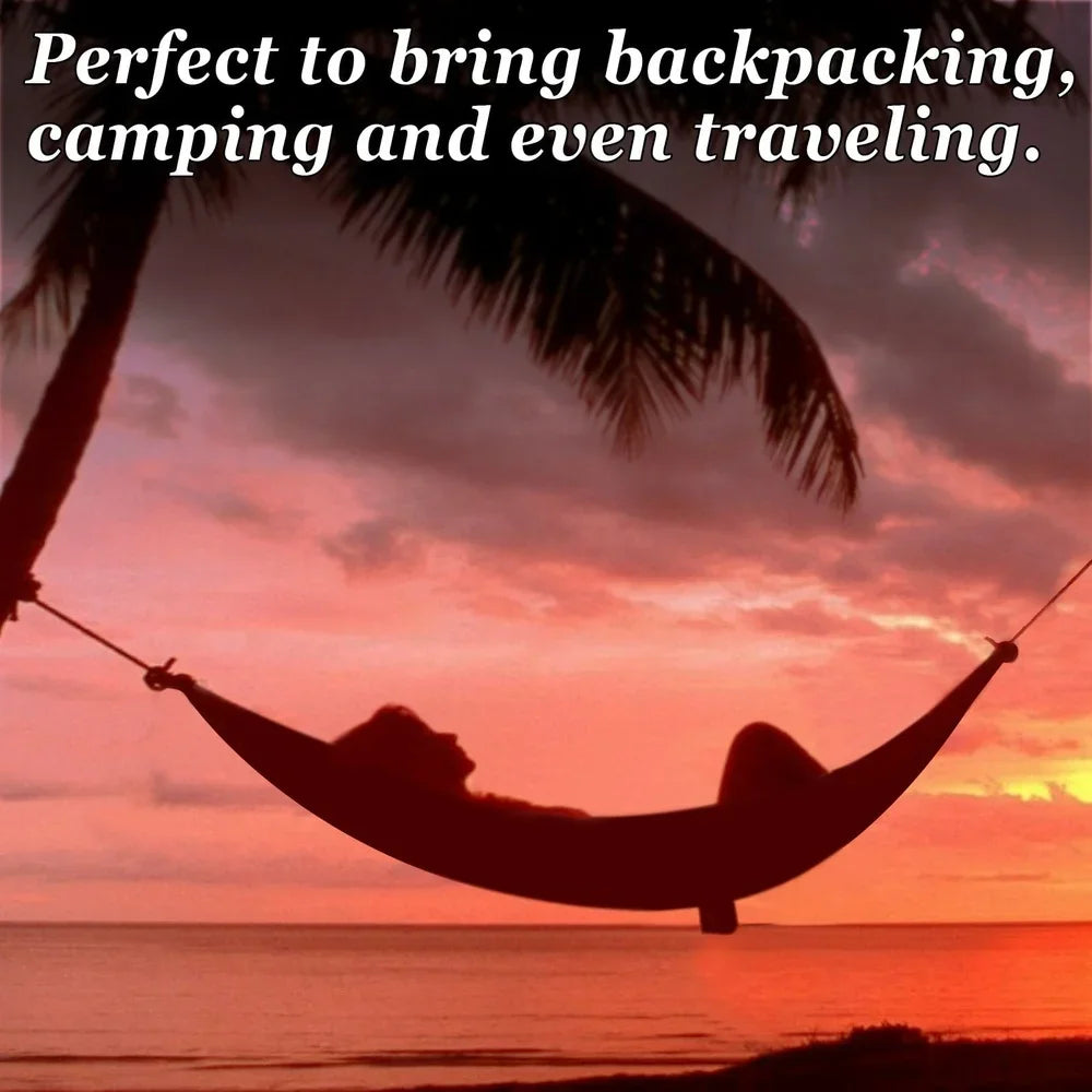 Ultralight Nylon Travel Hammock with Straps