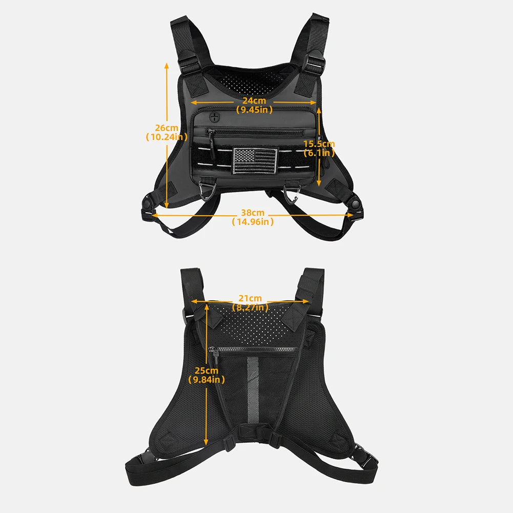 Unisex Military Front Vest Backpack