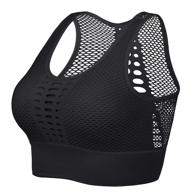 Women’s Seamless Push-Up Sports Bra for Yoga & Fitness