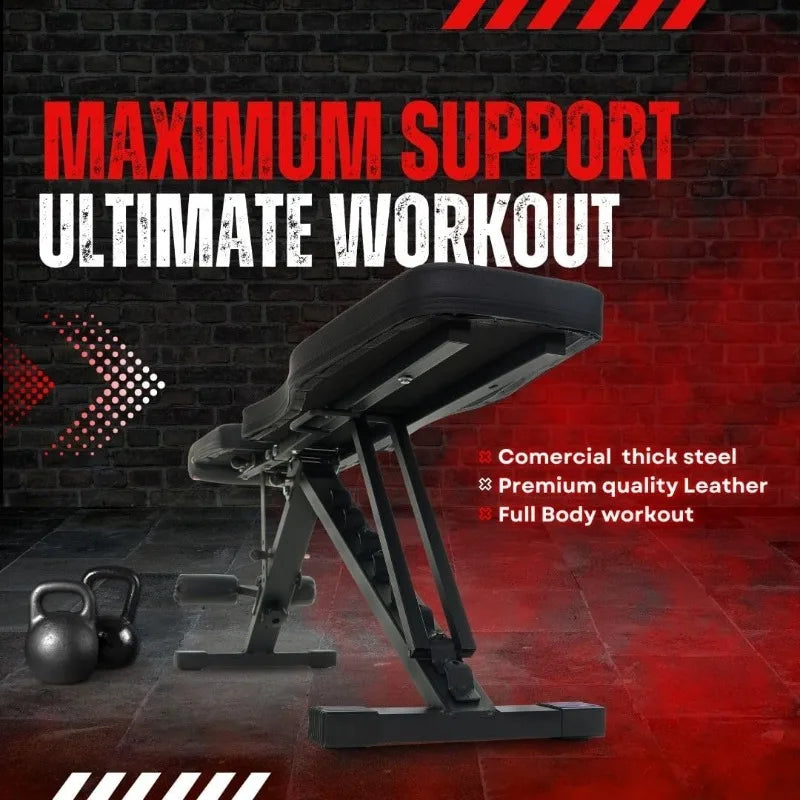 Adjustable Weight Bench Full Body Workout Equipment
