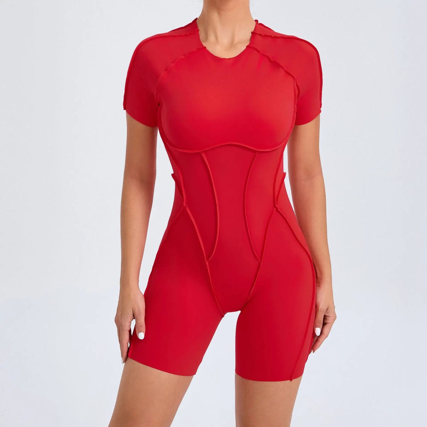 Womens One Piece Workout Jumpsuit