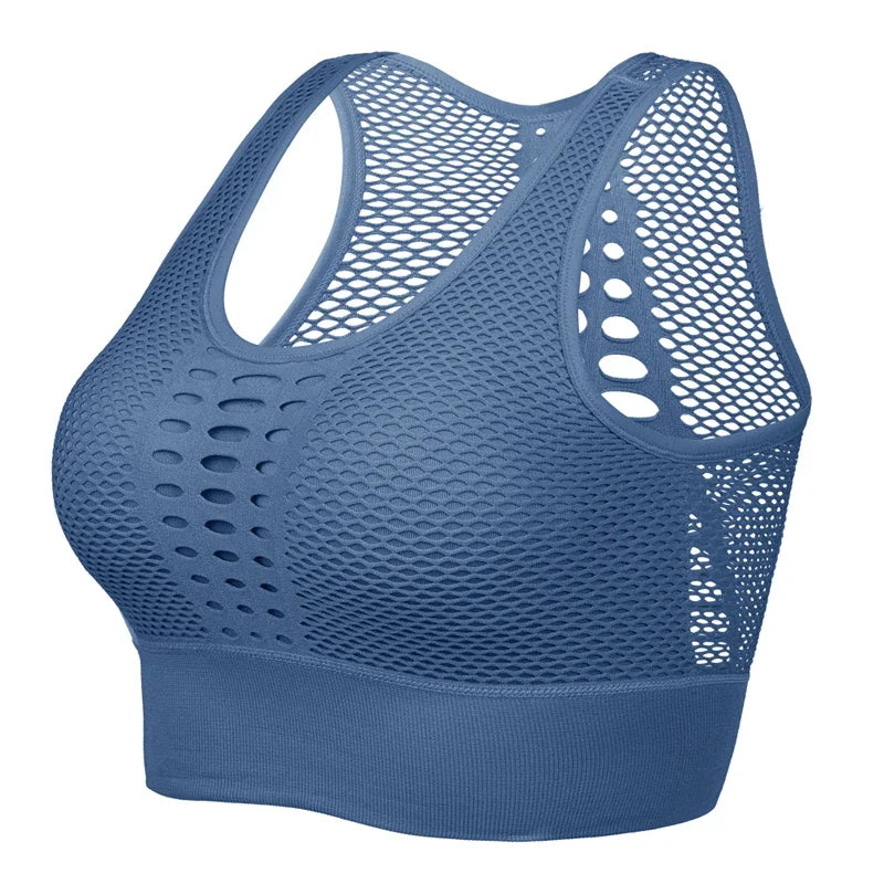 Women’s Seamless Push-Up Sports Bra for Yoga & Fitness
