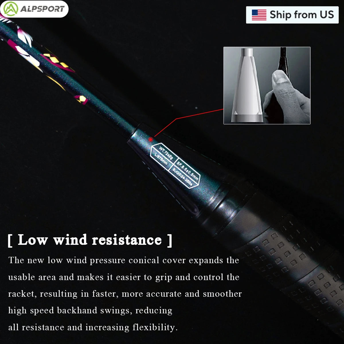 Ultralight Carbon Fiber Badminton Racket