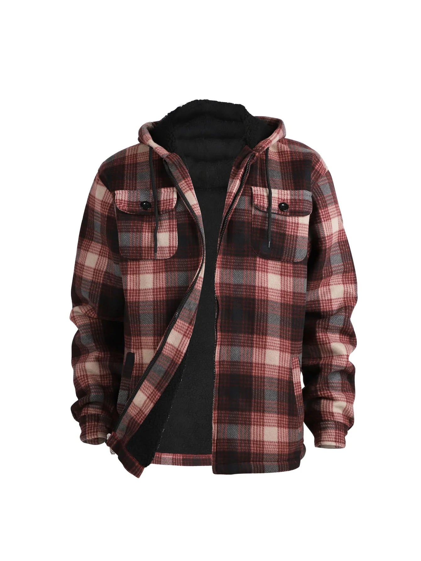 Mens Warm Hooded Winter Jacket