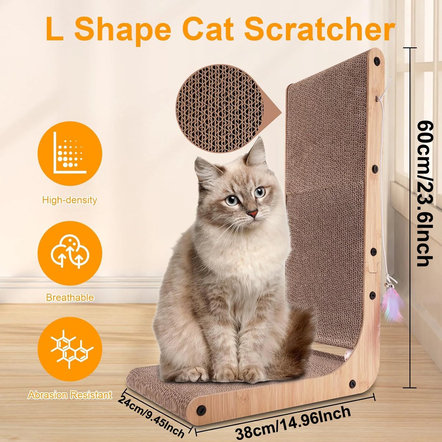 L Shaped Cat Scratching Pad