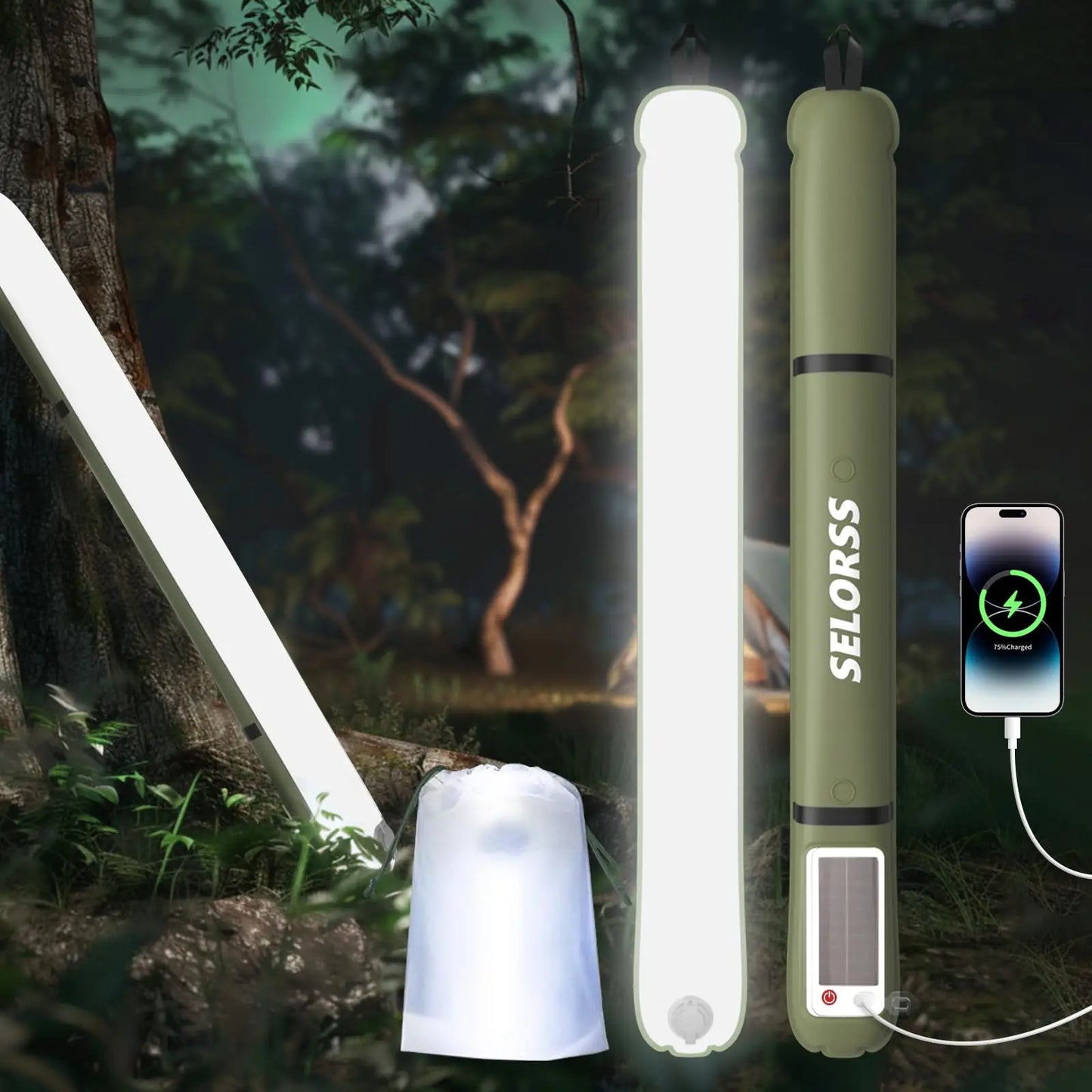 Folding Solar Camping Lantern