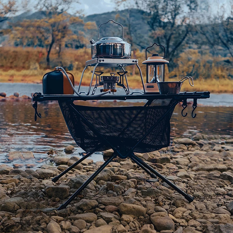 Folding Aluminum Camping Table with Storage Bag