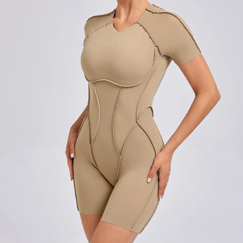 Womens One Piece Workout Jumpsuit