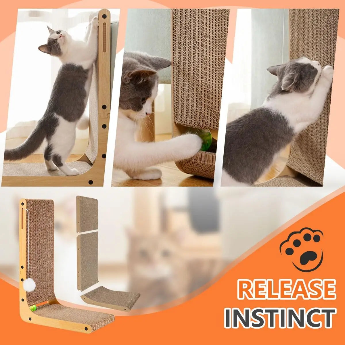 L Shaped Cat Scratching Pad