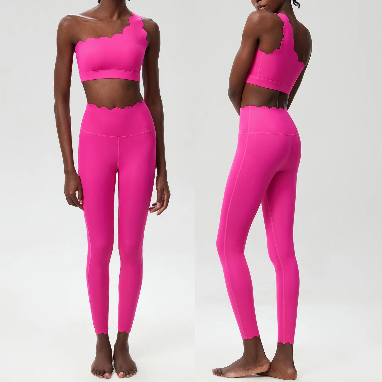 Womens Seamless Yoga Workout Set