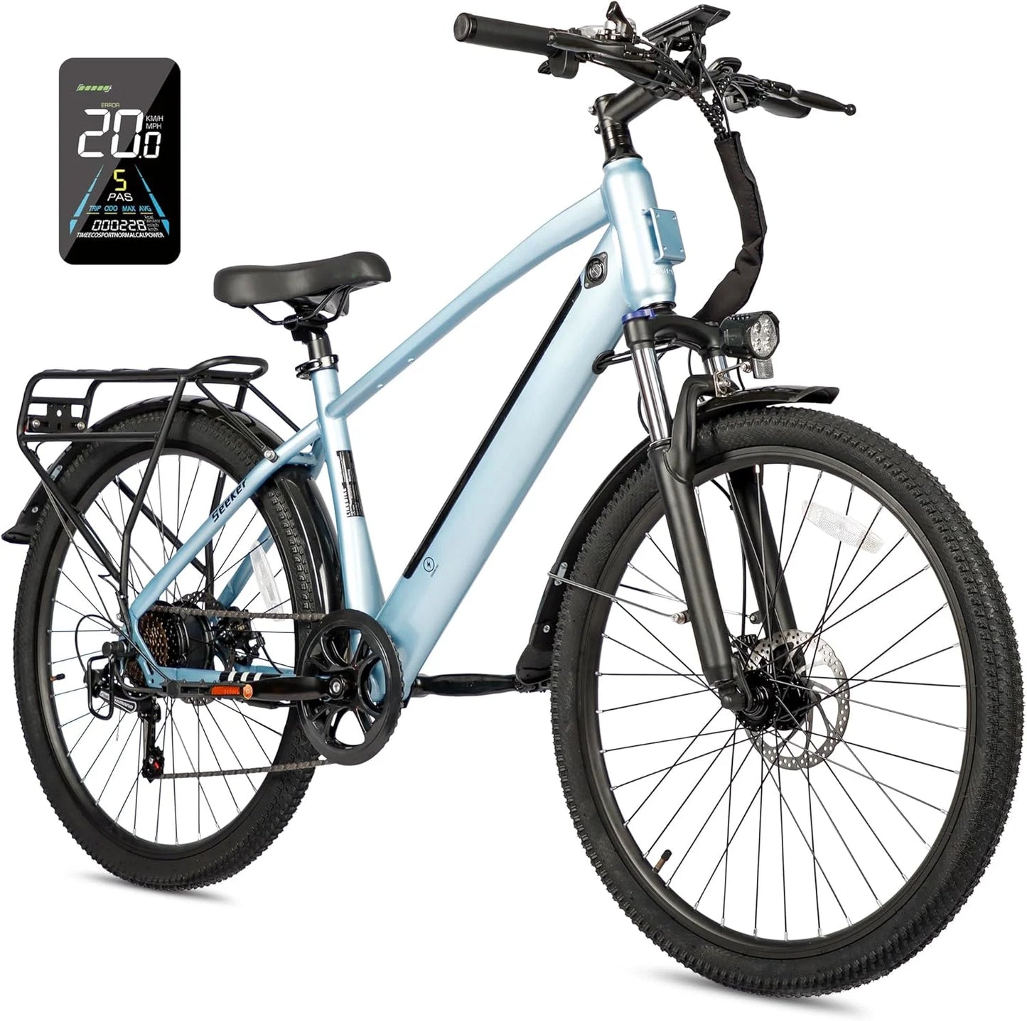 **Adult Electric Bike with 500W Motor and 35 Mile Range
