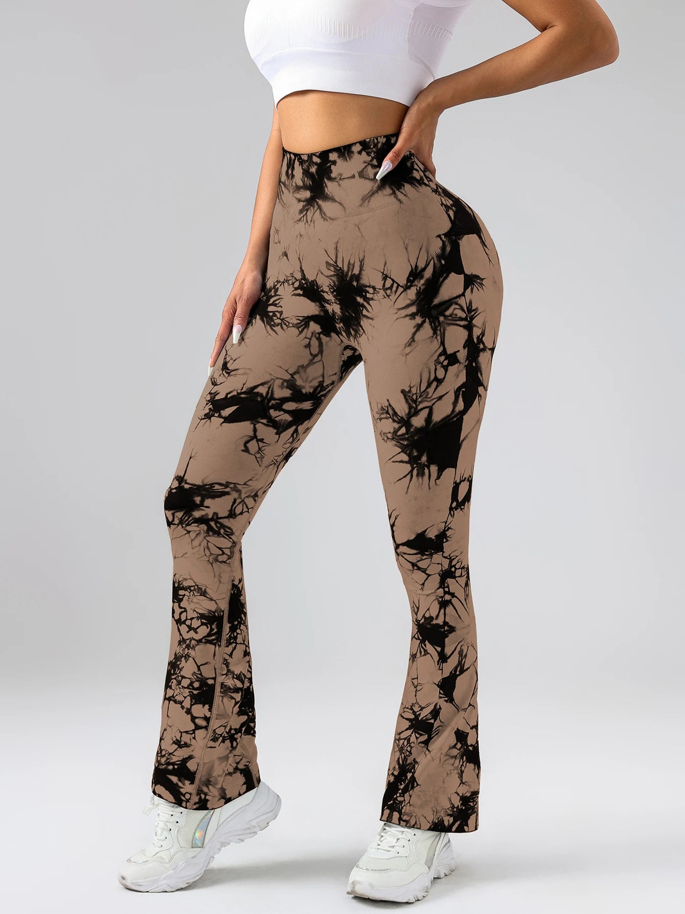 4 Pack High Waisted Flared Yoga Pants