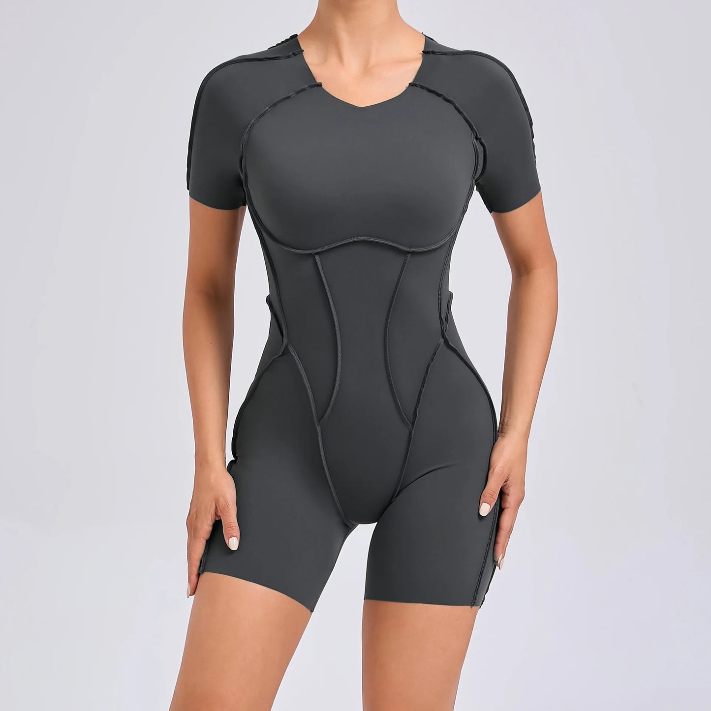 Womens One Piece Workout Jumpsuit