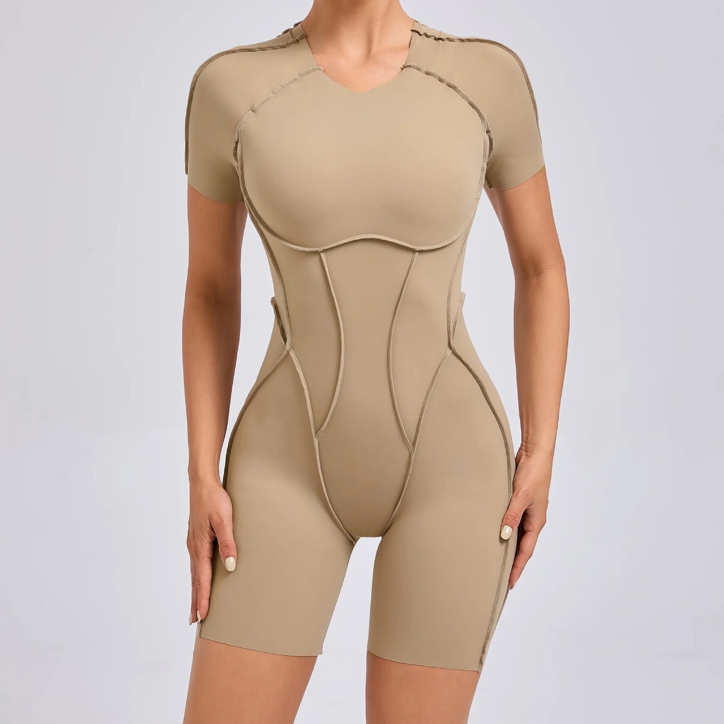 Womens One Piece Workout Jumpsuit