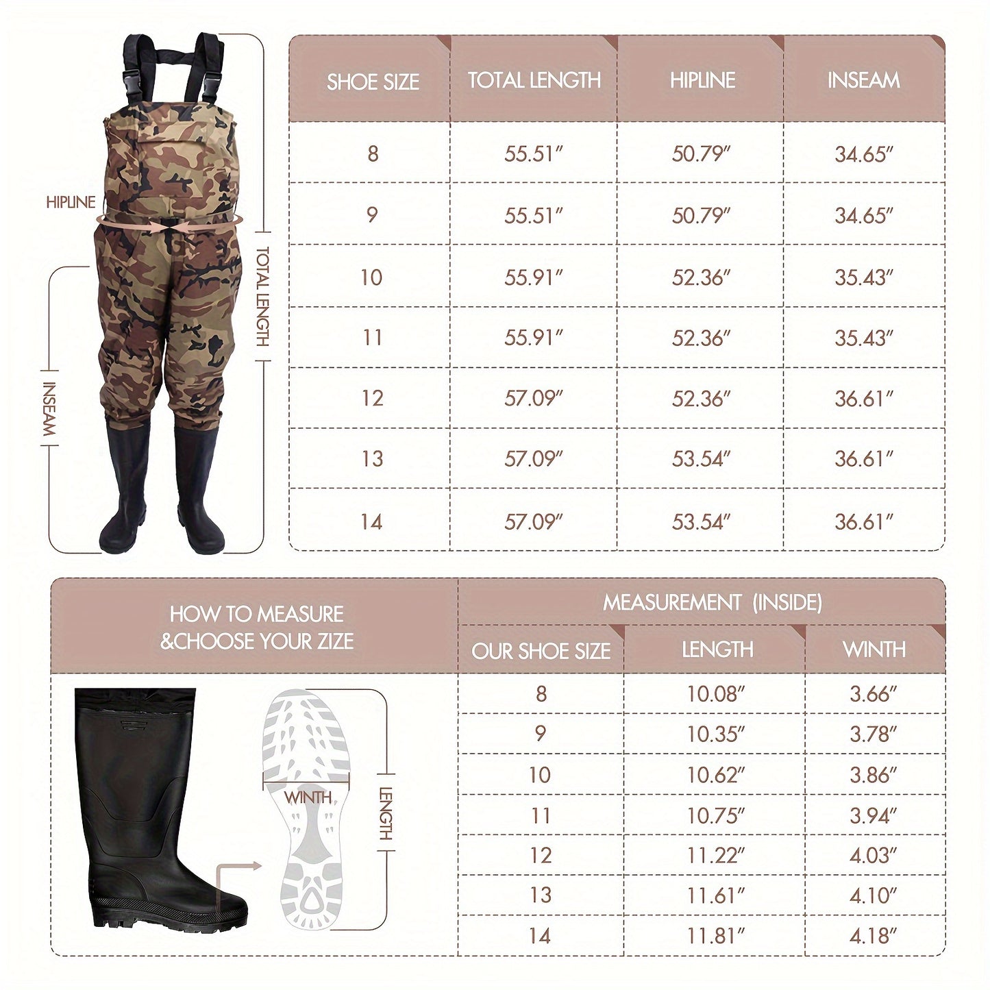 Lightweight Waterproof Nylon Chest Waders