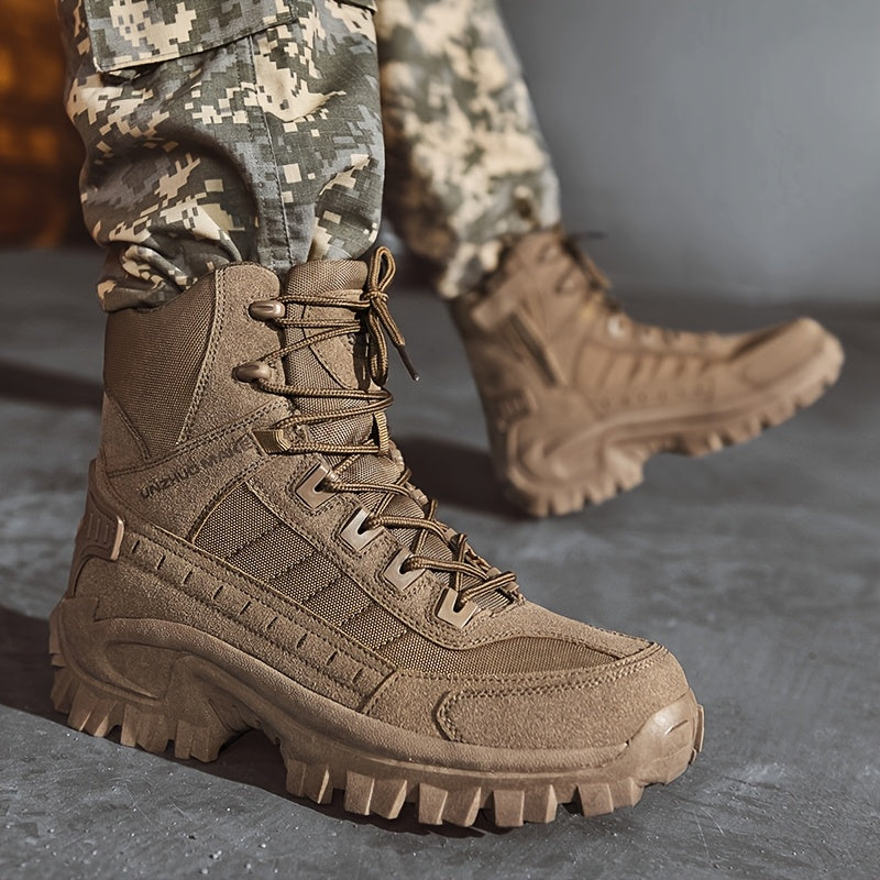 Mens Lightweight High Top Outdoor Boots