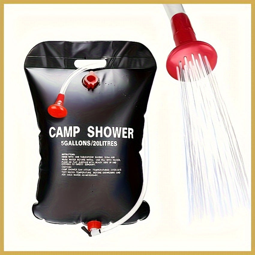 Portable Camping Shower Bag with Hose and Shower Head