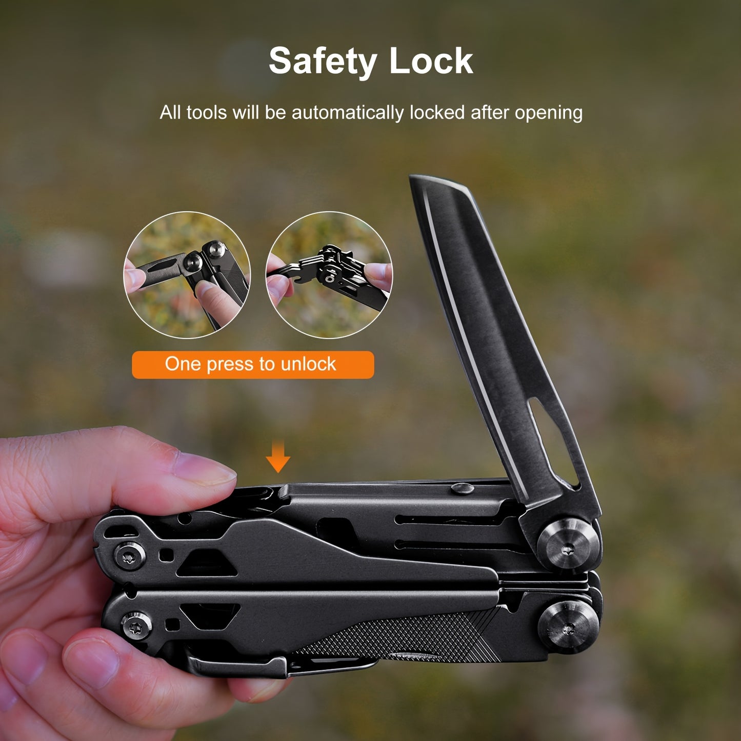 Compact 19 in 1 Multi Tool Pliers