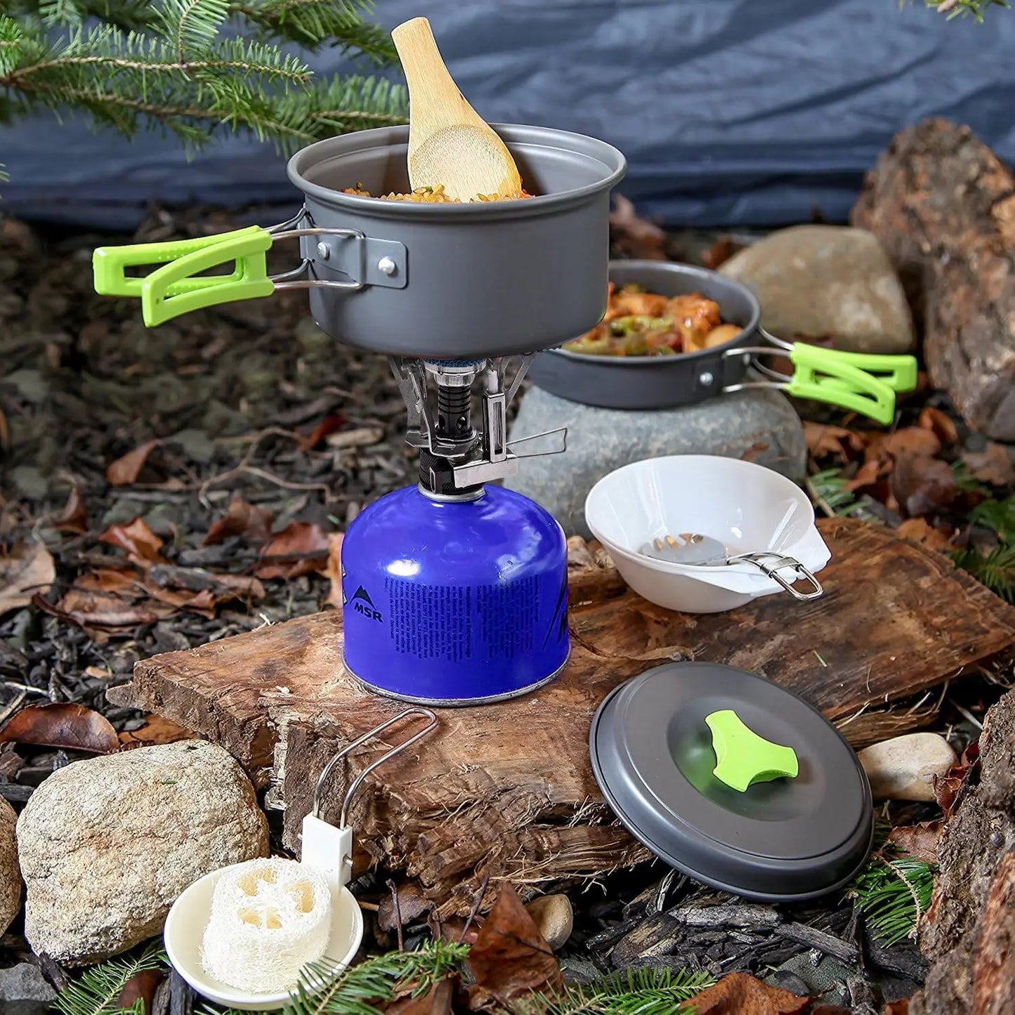 **Outdoor Cooking Set for Backpacking and Camping**