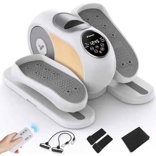 Under-Desk Elliptical Machine with Adjustable Speed
