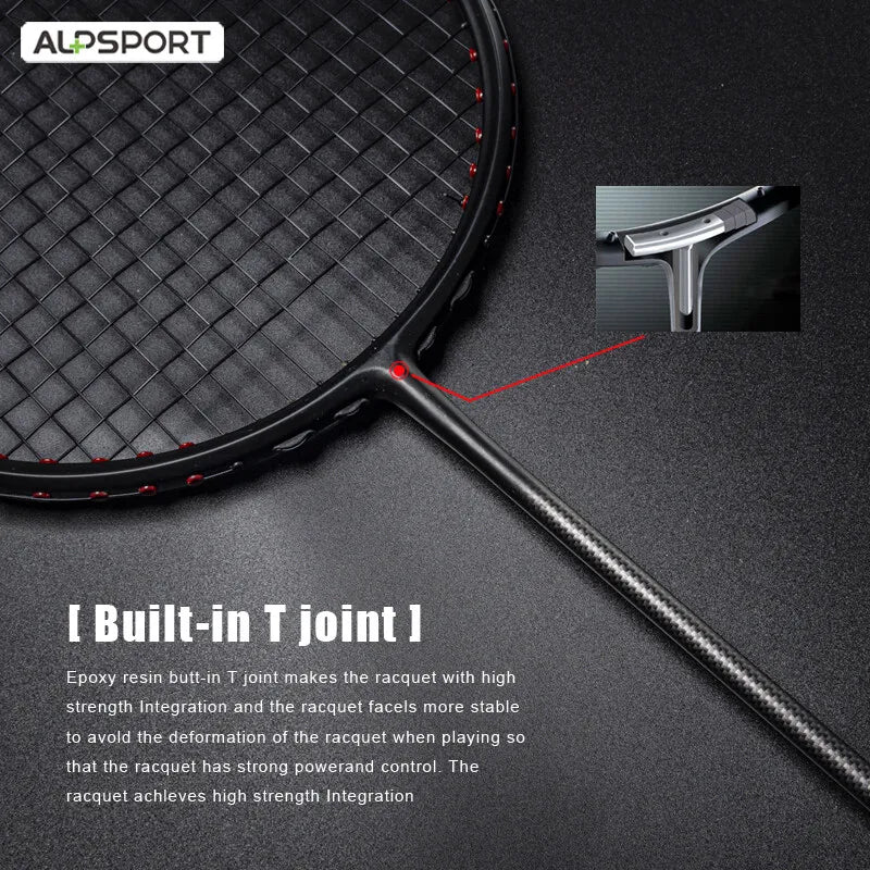 Carbon Fiber Badminton Racket Set