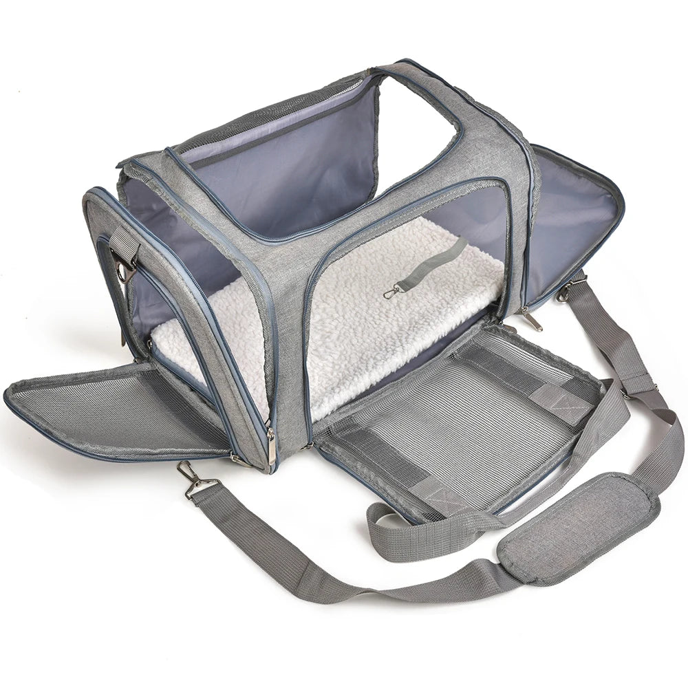 Airline-Approved Soft-Sided Pet Carrier Backpack for Small Dogs and Cats