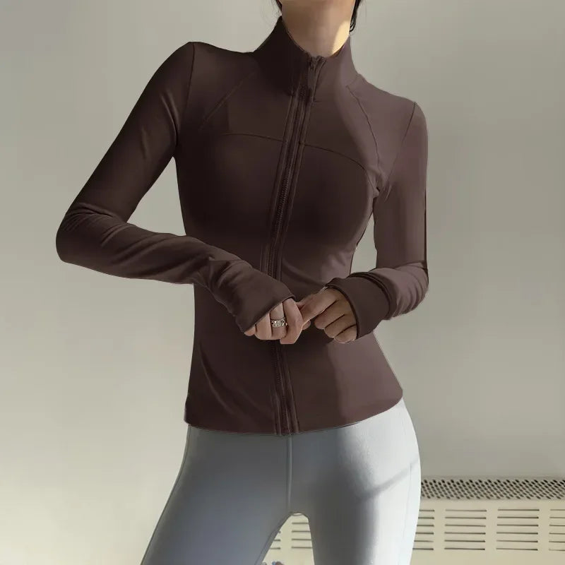 Women Zip Up Sports Jacket