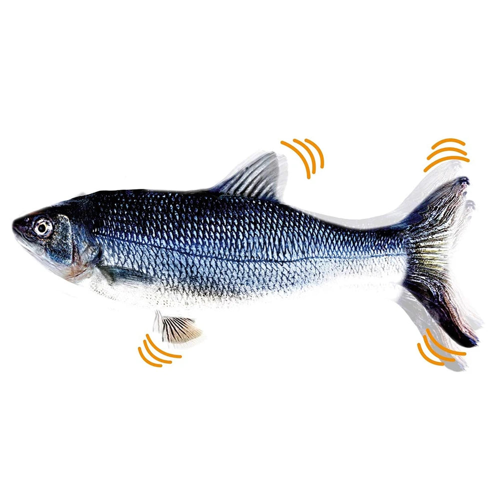 Interactive Electric Floppy Fish Cat Toy