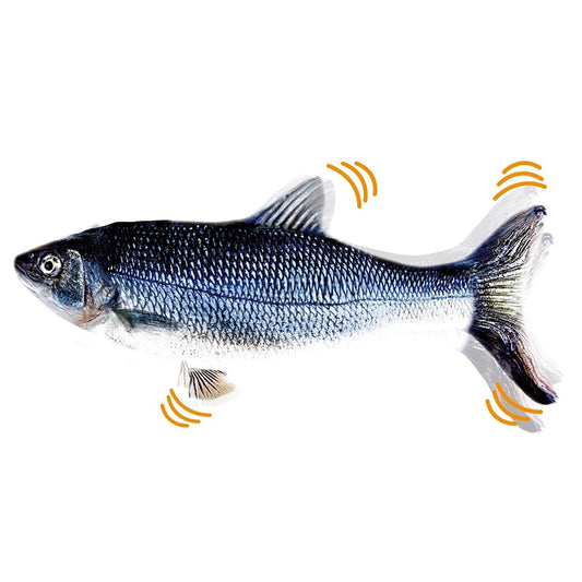 Interactive Electric Floppy Fish Cat Toy