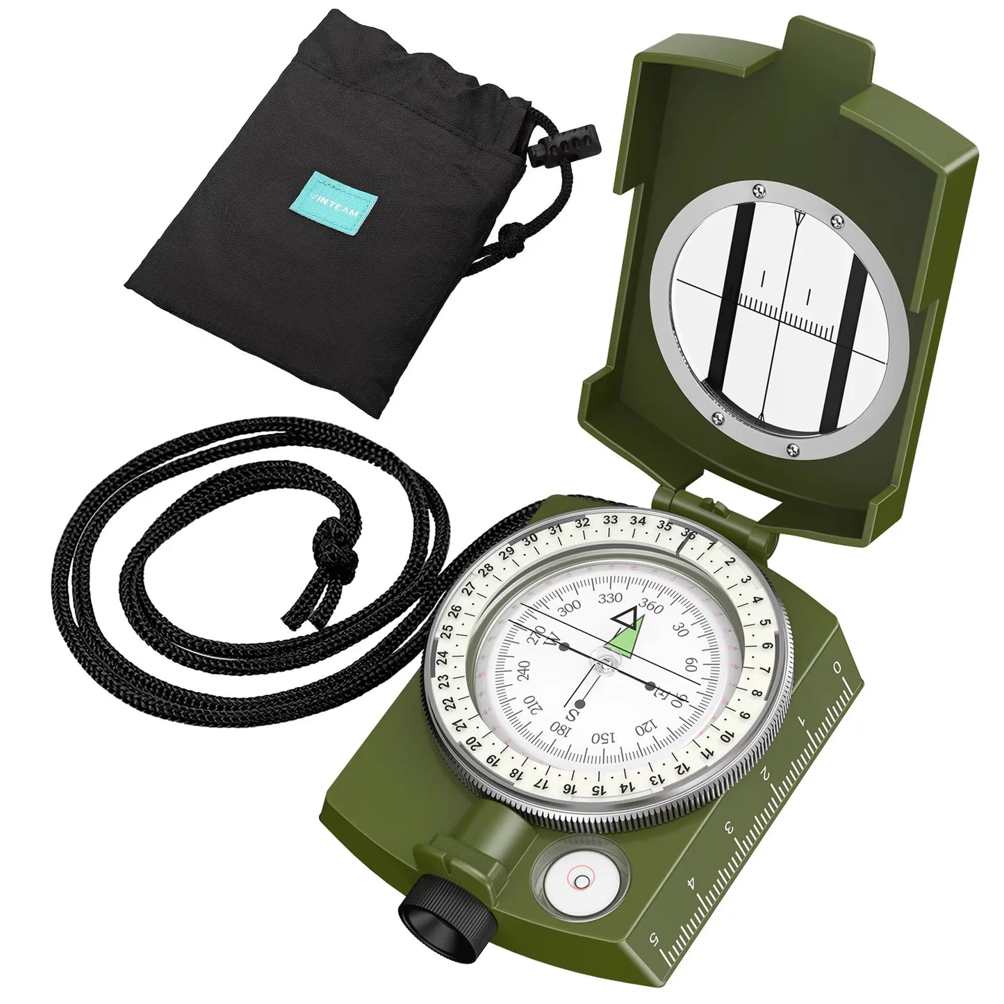 Military Metal Sighting Compass