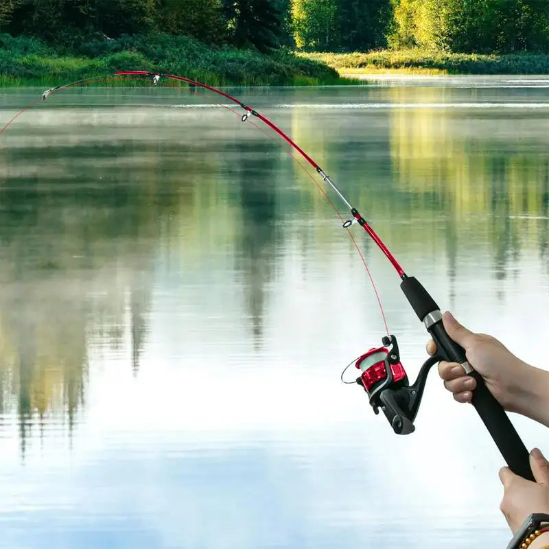 Kids Fishing Rod Set with Reel and Carrying Bag