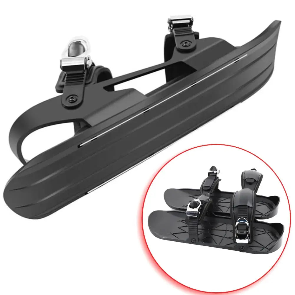 Portable Mini Ski Skates for Snow Sliding