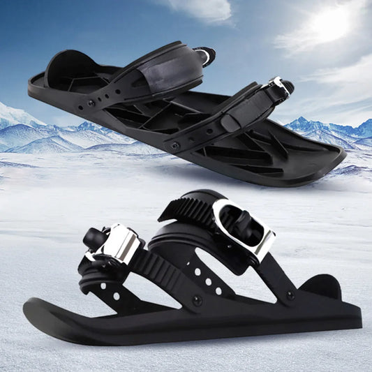 **Portable Mini Ski Skates for Winter Sports**