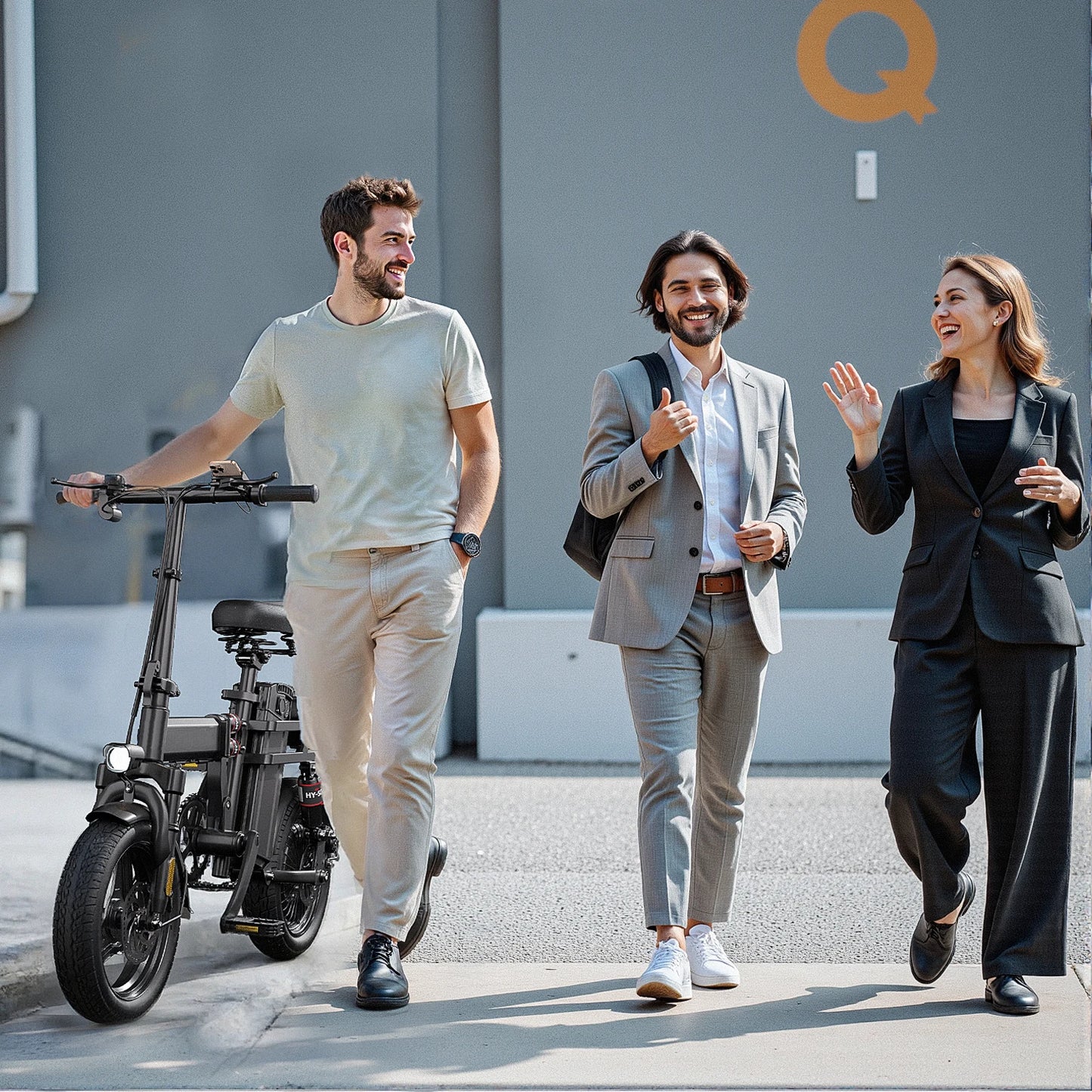Folding Electric Bike 500W Motor Lithium Battery