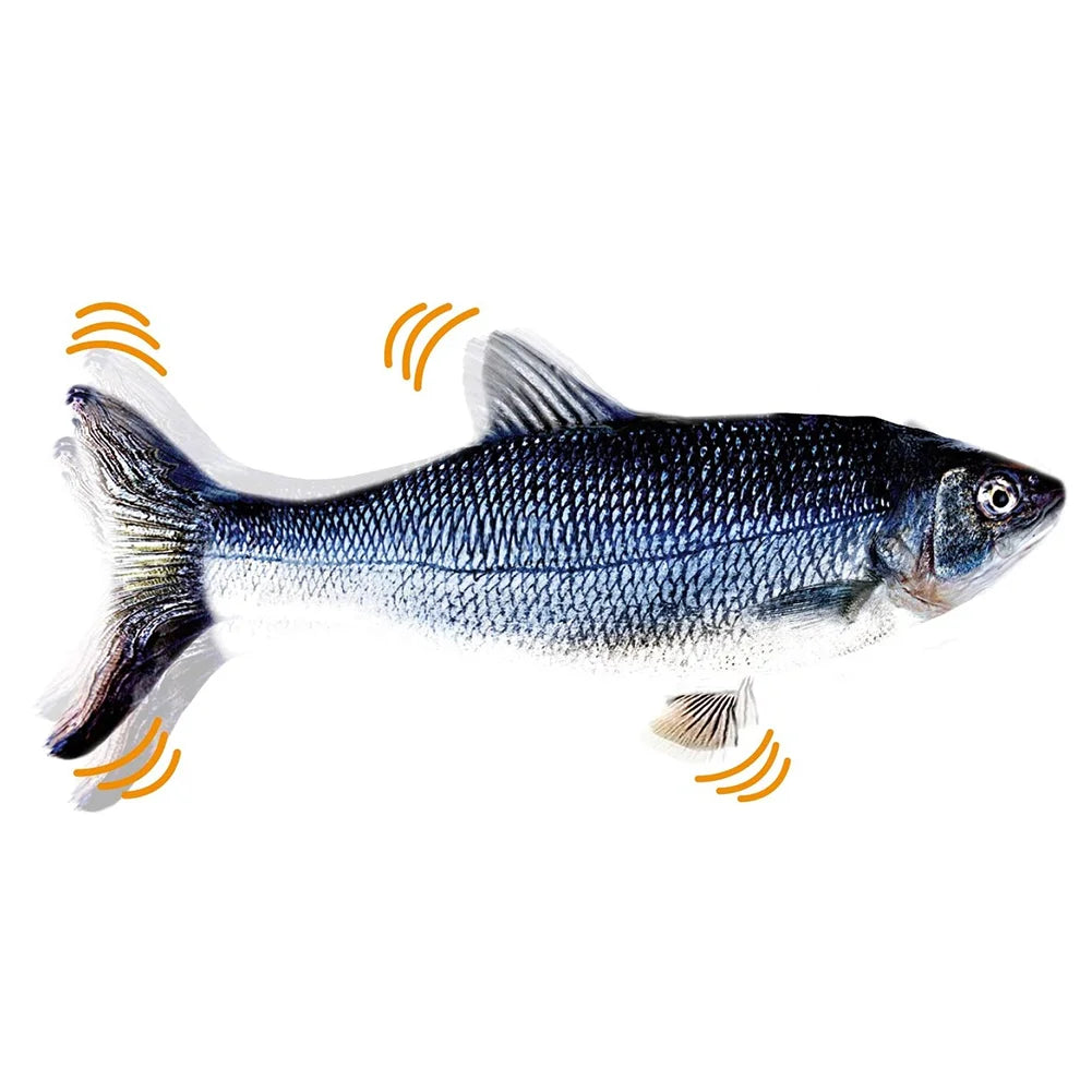 Interactive Electric Floppy Fish Cat Toy