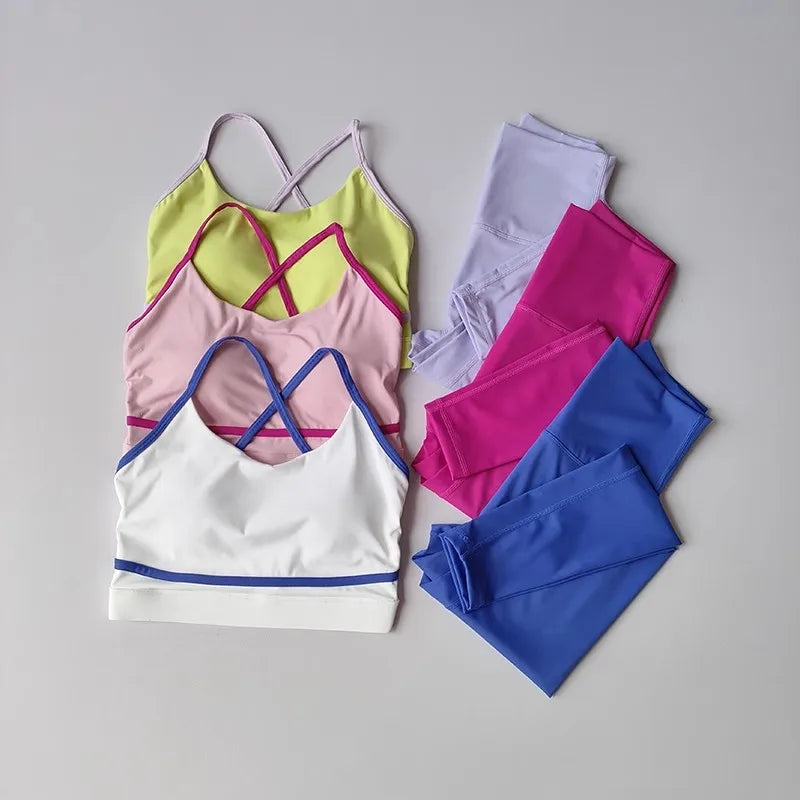 Womens 2-piece Workout Yoga Set.