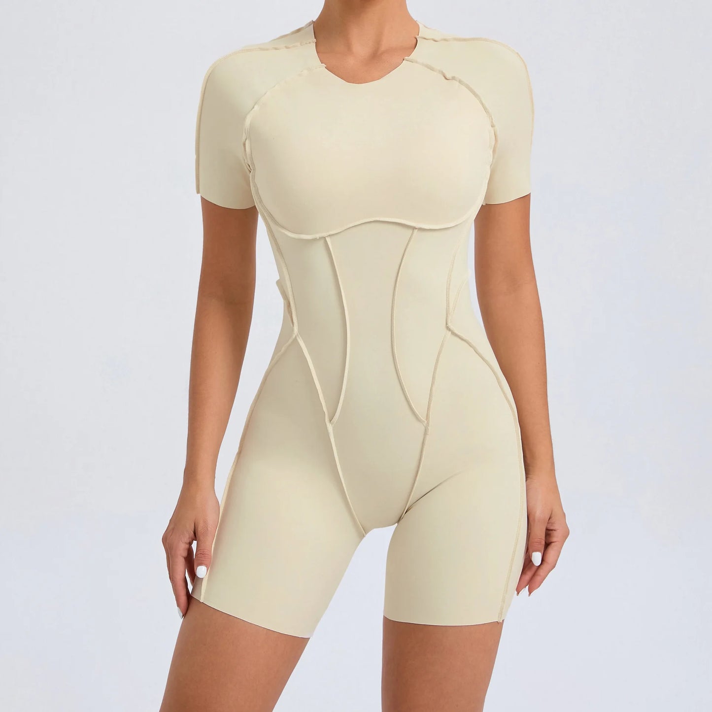 Womens One Piece Workout Jumpsuit