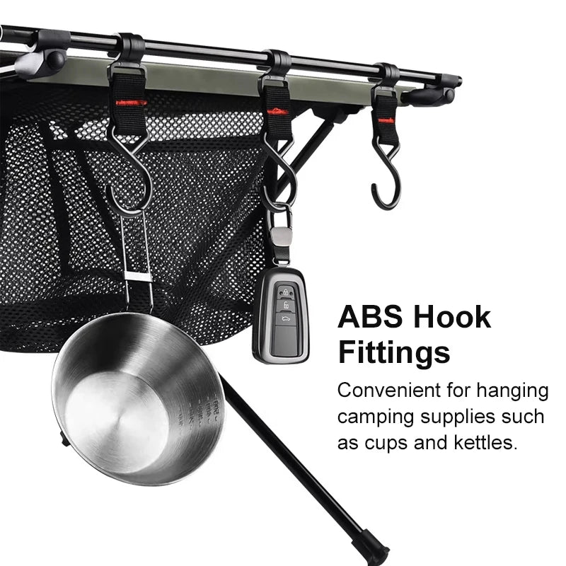 Folding Aluminum Camping Table with Storage Bag