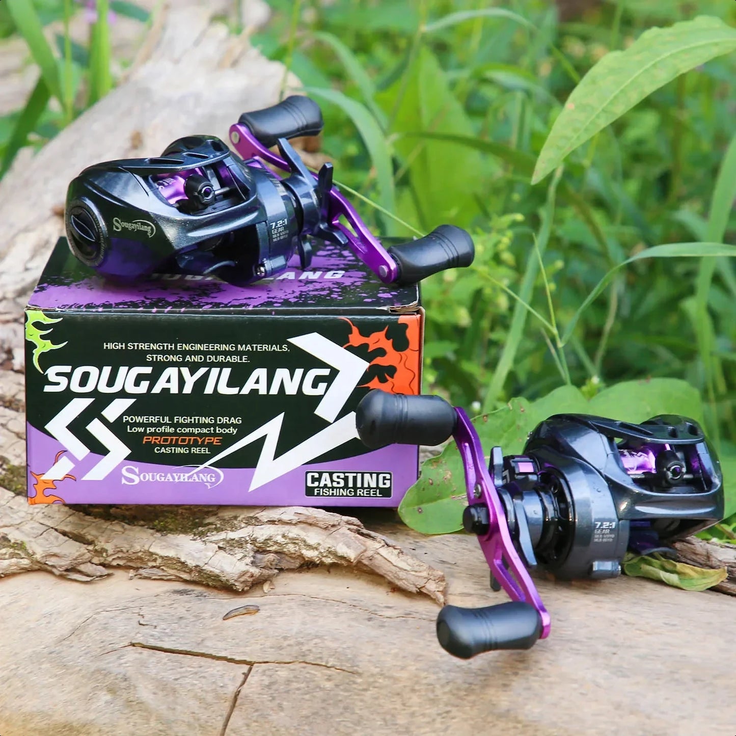 High Speed Baitcasting Fishing Reel 7.2 to 1