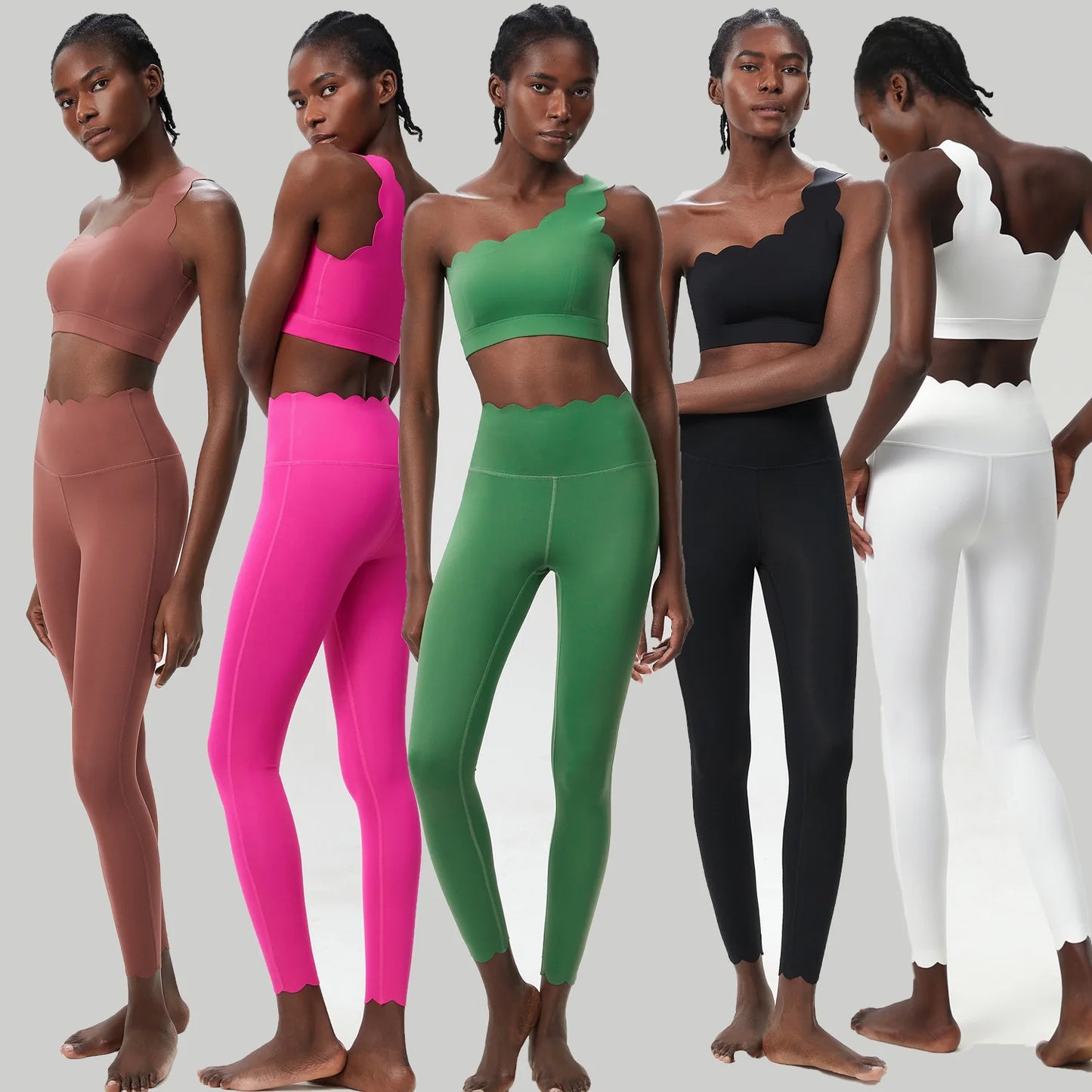 Womens Seamless Yoga Workout Set