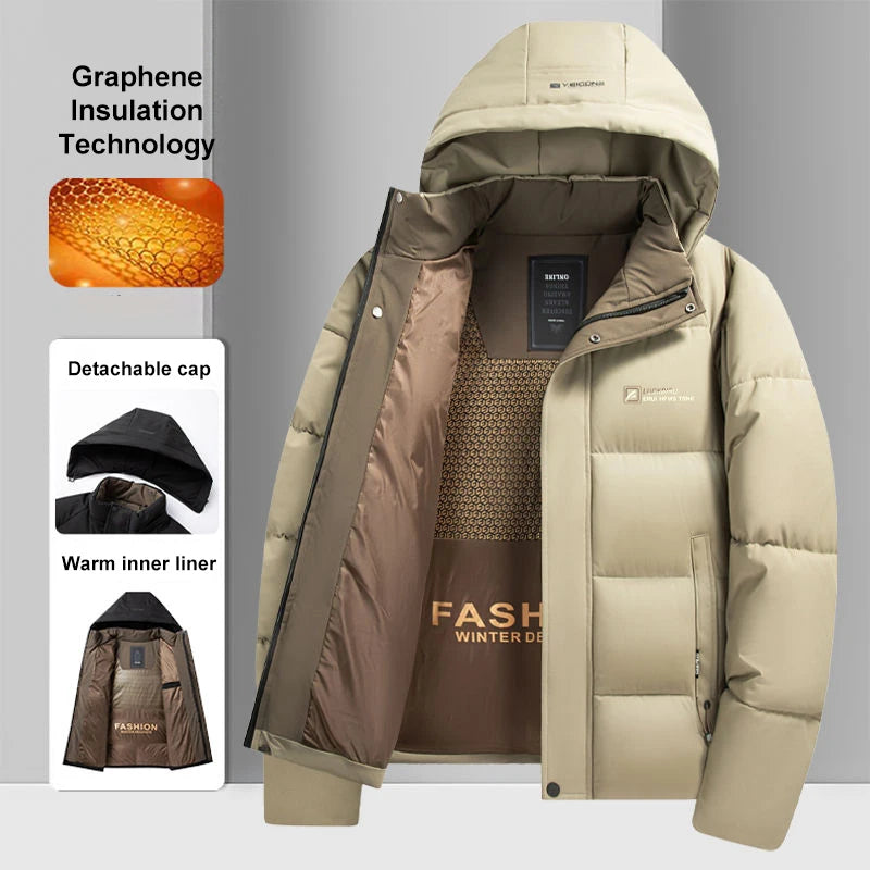 Winter Graphene Heated Hooded Jacket