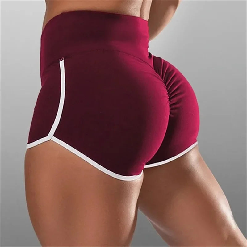 Women's Low Waist Stretchy Yoga Shorts for Fitness