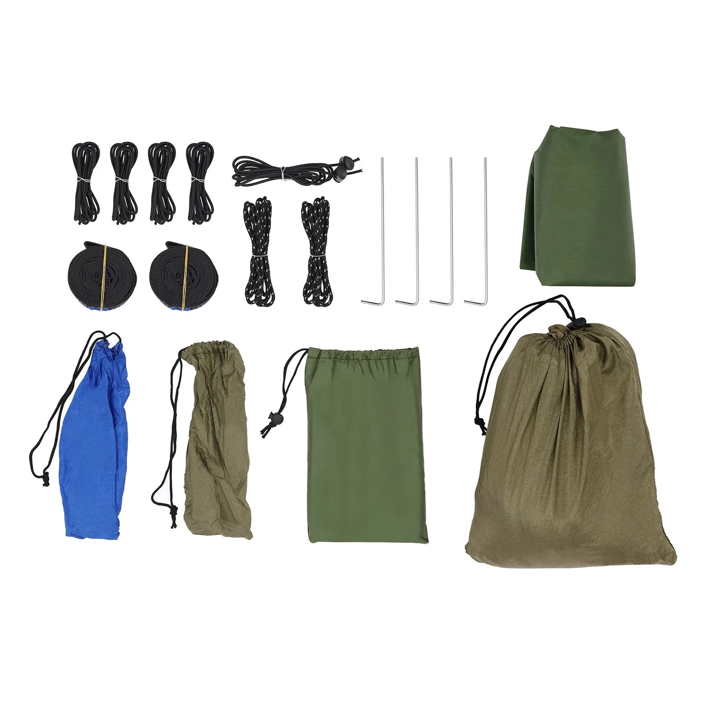 Camping Hammock with Mosquito Net and Rain Tarp