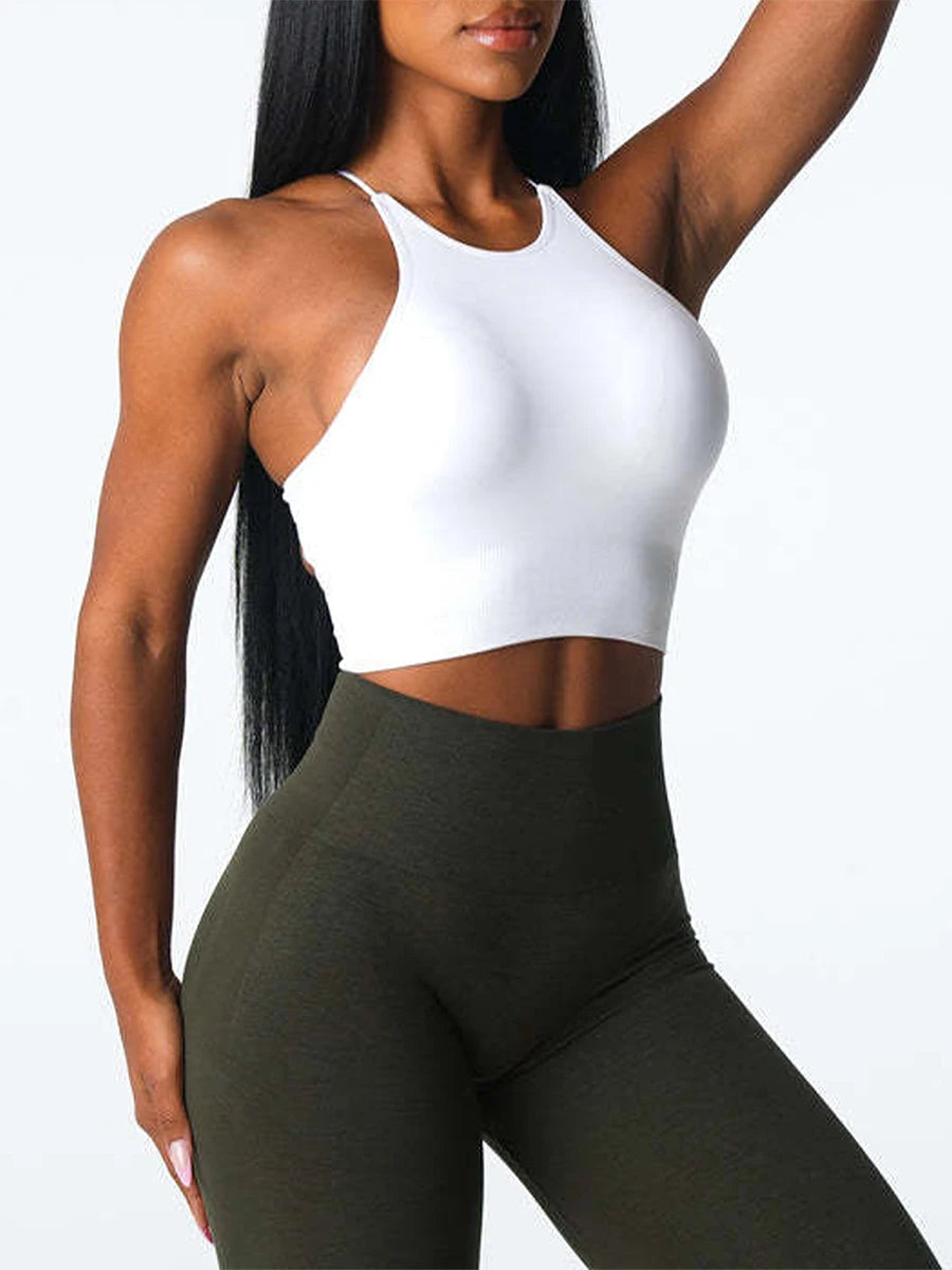 Women's Seamless Sports Bra for Yoga and Fitness