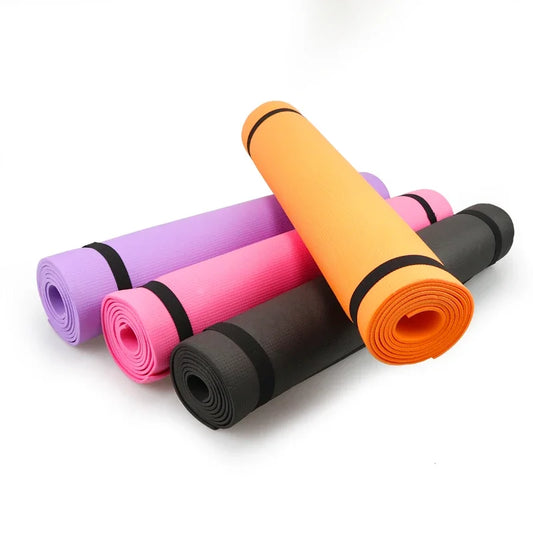 4MM Non-Slip EVA Yoga Mat for Fitness & Exercise