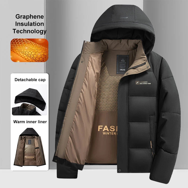 Winter Graphene Heated Hooded Jacket