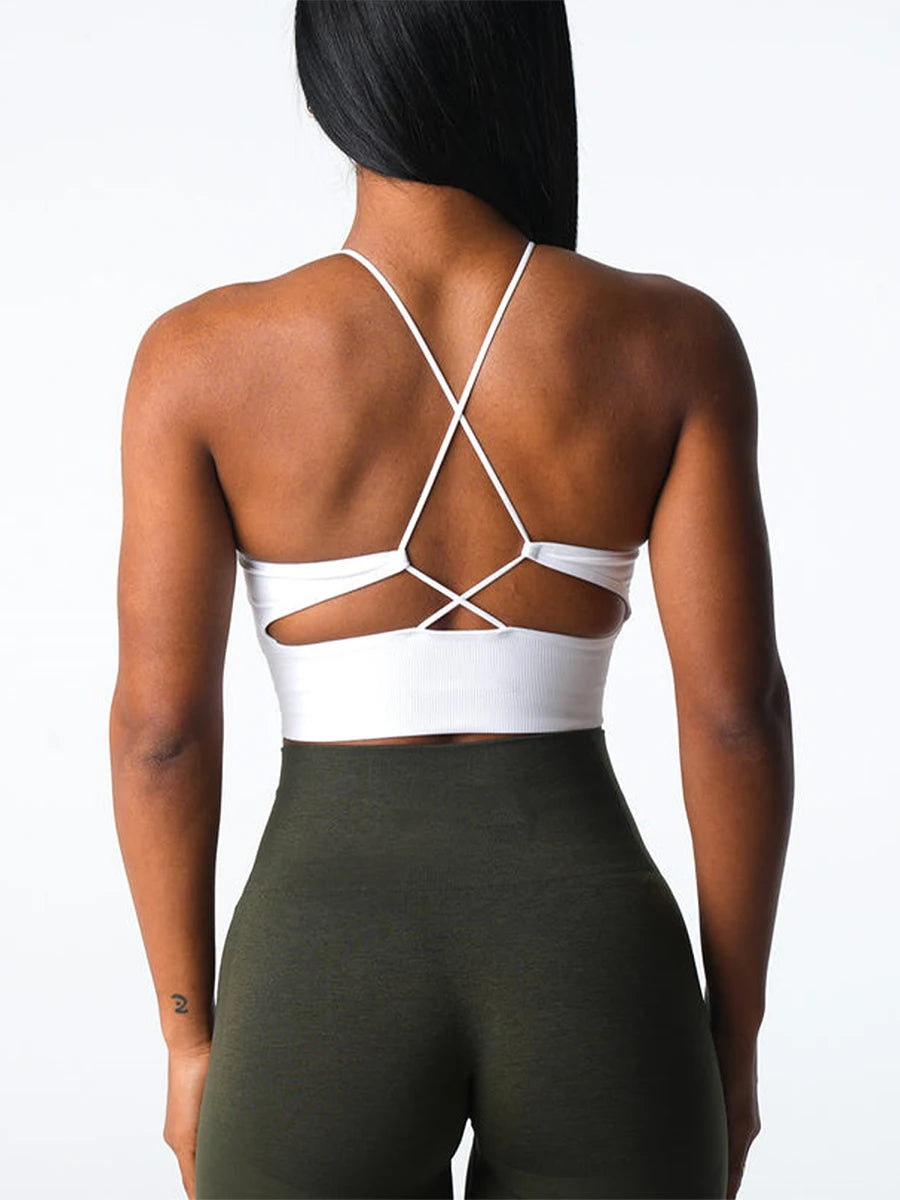 Women's Seamless Sports Bra for Yoga and Fitness